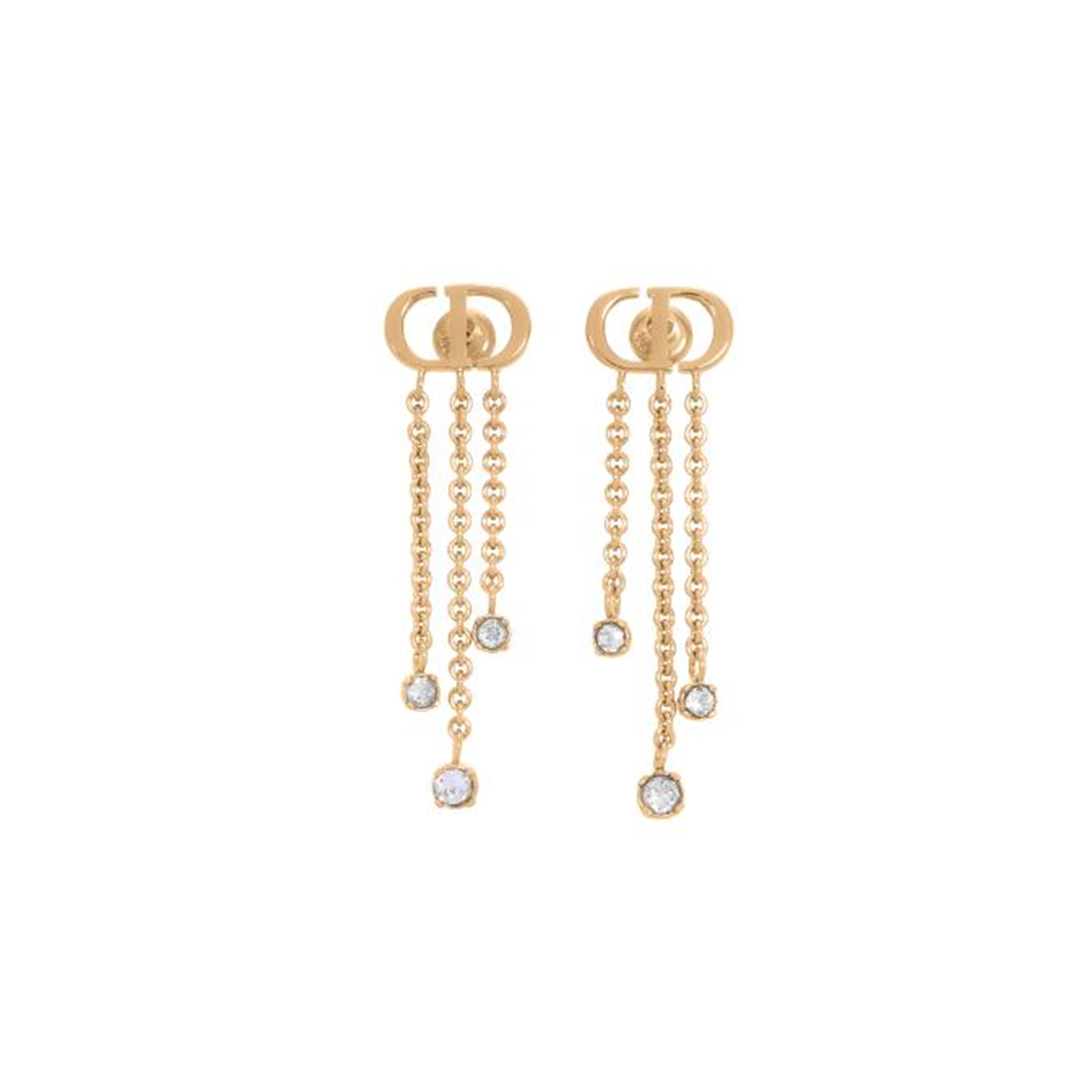 DIOR PETIT CD TREASURE EARRINGS E3339WOMCY_DO3S